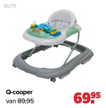 Aanbiedingen Q-cooper - Qute  - Geldig van 29/08/2022 tot 24/09/2022 bij Baby-Dump