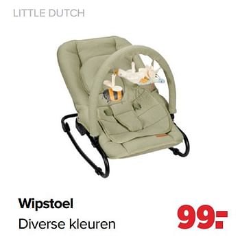 Aanbiedingen Wipstoel - Little Dutch - Geldig van 29/08/2022 tot 24/09/2022 bij Baby-Dump