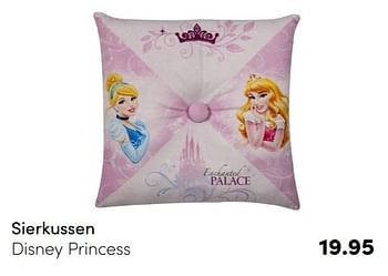 Aanbiedingen Sierkussen disney princess - Disney - Geldig van 04/09/2022 tot 17/09/2022 bij Baby & Tiener Megastore