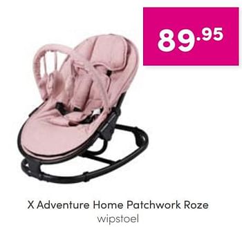 Aanbiedingen X adventure home patchwork roze - Xadventure - Geldig van 04/09/2022 tot 10/09/2022 bij Baby & Tiener Megastore