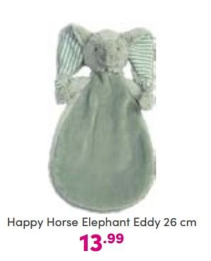 Aanbiedingen Happy horse elephant eddy - Happy Horse - Geldig van 04/09/2022 tot 10/09/2022 bij Baby & Tiener Megastore