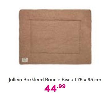 Aanbiedingen Jollein boxkleed boucle biscuit - Jollein - Geldig van 04/09/2022 tot 10/09/2022 bij Baby & Tiener Megastore