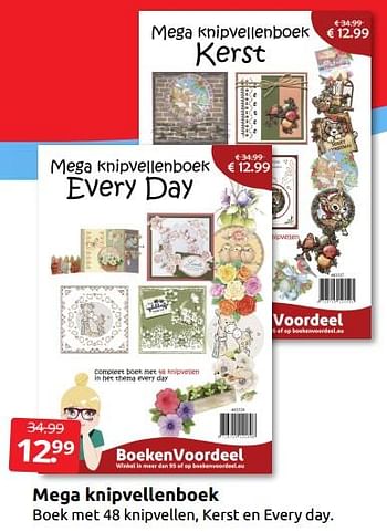 Aanbiedingen Mega knipvellenboek - Huismerk - Boekenvoordeel - Geldig van 03/09/2022 tot 11/09/2022 bij Boekenvoordeel