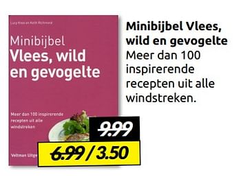 Aanbiedingen Minibijbel vlees, wild en gevogelte - Huismerk - Boekenvoordeel - Geldig van 03/09/2022 tot 11/09/2022 bij Boekenvoordeel