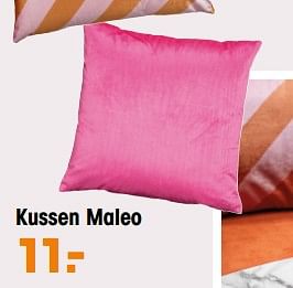 Aanbiedingen Kussen maleo - Huismerk - Kwantum - Geldig van 12/09/2022 tot 18/09/2022 bij Kwantum