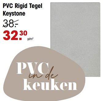 Aanbiedingen Pvc rigid tegel keystone - Huismerk - Kwantum - Geldig van 19/09/2022 tot 22/09/2022 bij Kwantum