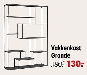 Aanbiedingen Vakkenkast grande - Huismerk - Kwantum - Geldig van 19/09/2022 tot 22/09/2022 bij Kwantum