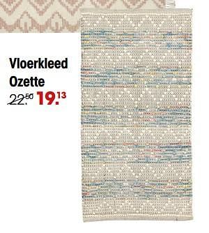 Aanbiedingen Vloerkleed ozette - Huismerk - Kwantum - Geldig van 19/09/2022 tot 22/09/2022 bij Kwantum