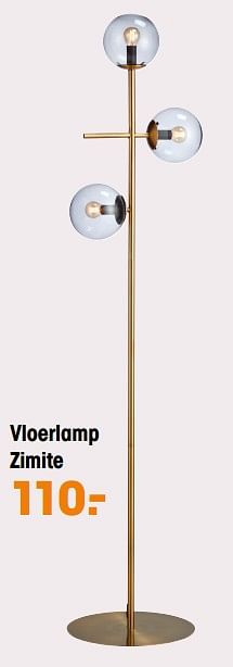 Aanbiedingen Vloerlamp zimite - Huismerk - Kwantum - Geldig van 19/09/2022 tot 22/09/2022 bij Kwantum