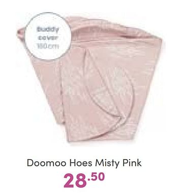 Aanbiedingen Doomoo hoes misty pink - Doomoo - Geldig van 11/09/2022 tot 17/09/2022 bij Baby & Tiener Megastore