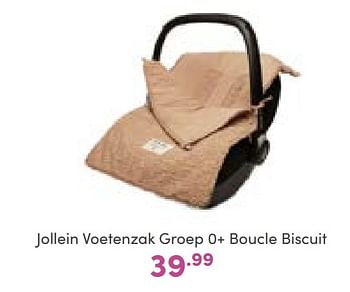 Aanbiedingen Jollein voetenzak boucle biscuit - Jollein - Geldig van 11/09/2022 tot 17/09/2022 bij Baby & Tiener Megastore