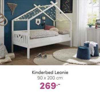 Aanbiedingen Kinderbed leonie - Huismerk - Baby &amp; Tiener Megastore - Geldig van 11/09/2022 tot 17/09/2022 bij Baby & Tiener Megastore
