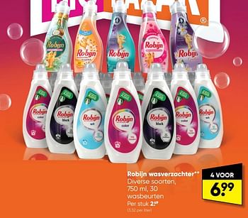 Aanbiedingen Robijn wasverzachter - Robijn - Geldig van 12/09/2022 tot 25/09/2022 bij Big Bazar