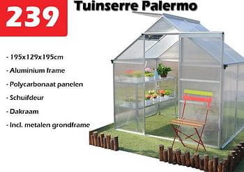 Aanbiedingen Tuinserre palermo - Palermo - Geldig van 01/09/2022 tot 25/09/2022 bij Itek