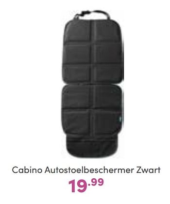 Aanbiedingen Cabino autostoelbeschermer zwart - Cabino - Geldig van 18/09/2022 tot 24/09/2022 bij Baby & Tiener Megastore