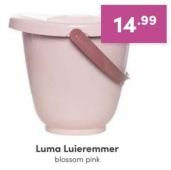 Aanbiedingen Luma luieremmer blossom pink - Luma Babycare - Geldig van 18/09/2022 tot 24/09/2022 bij Baby & Tiener Megastore