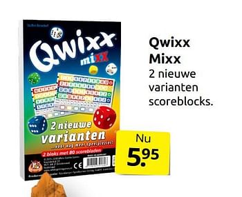 Aanbiedingen Qwixx mixx - White Goblin Games - Geldig van 17/09/2022 tot 25/09/2022 bij Boekenvoordeel