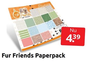 Aanbiedingen Fur friends paperpack - Huismerk - Boekenvoordeel - Geldig van 17/09/2022 tot 25/09/2022 bij Boekenvoordeel