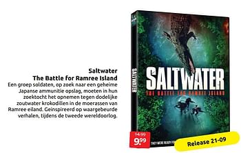 Aanbiedingen Saltwater the battle for ramree island - Huismerk - Boekenvoordeel - Geldig van 17/09/2022 tot 25/09/2022 bij Boekenvoordeel