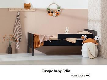 Aanbiedingen Europe baby felix opberglade - Europe baby - Geldig van 14/09/2022 tot 17/10/2022 bij Babypark