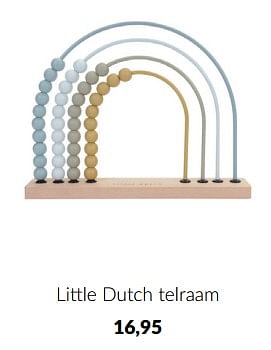 Aanbiedingen Little dutch telraam - Little Dutch - Geldig van 14/09/2022 tot 17/10/2022 bij Babypark