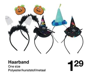 Aanbiedingen Haarband - Huismerk - Zeeman  - Geldig van 24/09/2022 tot 30/09/2022 bij Zeeman