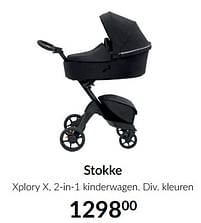 Aanbiedingen Stokke xplory x, 2-in-1 kinderwagen - Stokke - Geldig van 15/09/2022 tot 17/10/2022 bij Babypark
