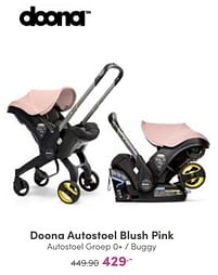 Aanbiedingen Doona autostoel blush pink autostoel - Doona - Geldig van 25/09/2022 tot 01/10/2022 bij Baby & Tiener Megastore