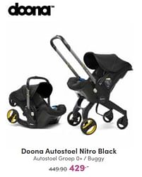 Aanbiedingen Doona autostoel nitro black autostoel - Doona - Geldig van 25/09/2022 tot 01/10/2022 bij Baby & Tiener Megastore