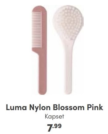Aanbiedingen Luma nylon blossom pink kapset - Luma Babycare - Geldig van 25/09/2022 tot 01/10/2022 bij Baby & Tiener Megastore