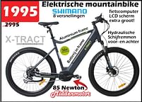 Aanbiedingen Elektrische mountainbike - X-tract - Geldig van 15/09/2022 tot 09/10/2022 bij Itek