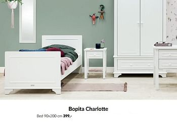 Aanbiedingen Bopita charlotte bed - Bopita - Geldig van 14/09/2022 tot 17/10/2022 bij Babypark