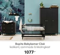 Aanbiedingen Bopita babykamer cloë - Bopita - Geldig van 25/09/2022 tot 01/10/2022 bij Baby & Tiener Megastore