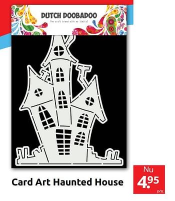 Aanbiedingen Card art haunted house - Huismerk - Boekenvoordeel - Geldig van 24/09/2022 tot 02/10/2022 bij Boekenvoordeel