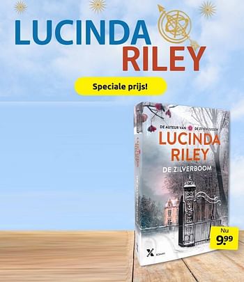 Aanbiedingen Lucinda riley - Huismerk - Boekenvoordeel - Geldig van 24/09/2022 tot 02/10/2022 bij Boekenvoordeel
