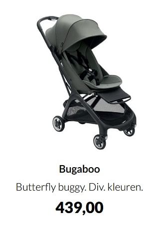 Aanbiedingen Bugaboo butterfly buggy - Bugaboo - Geldig van 20/09/2022 tot 17/10/2022 bij Babypark