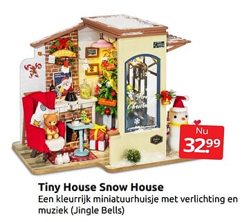 Aanbiedingen Tiny house snow house - Tiny House - Geldig van 24/09/2022 tot 02/10/2022 bij Boekenvoordeel