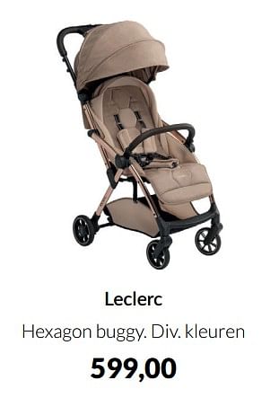 Aanbiedingen Leclerc hexagon buggy - Leclerc - Geldig van 20/09/2022 tot 17/10/2022 bij Babypark