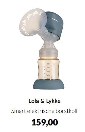 Aanbiedingen Lola + lykke smart elektrische borstkolf - Lola &amp; Lykke - Geldig van 20/09/2022 tot 17/10/2022 bij Babypark