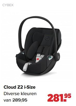 Aanbiedingen Cybex cloud z2 i-size - Cybex - Geldig van 26/09/2022 tot 22/10/2022 bij Baby-Dump