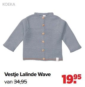 Aanbiedingen Koeka vestje lalinde wave - Koeka - Geldig van 26/09/2022 tot 22/10/2022 bij Baby-Dump