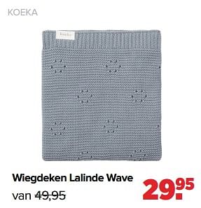 Aanbiedingen Koeka wiegdeken lalinde wave - Koeka - Geldig van 26/09/2022 tot 22/10/2022 bij Baby-Dump