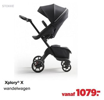 Aanbiedingen Stokke xplory x wandelwagen - Stokke - Geldig van 26/09/2022 tot 22/10/2022 bij Baby-Dump
