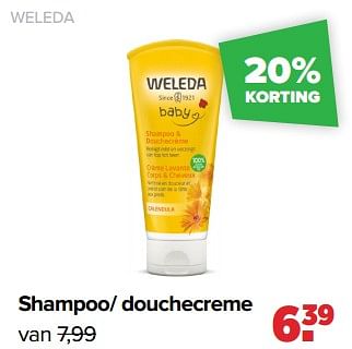 Aanbiedingen Weleda shampoo- douchecreme - Weleda - Geldig van 26/09/2022 tot 22/10/2022 bij Baby-Dump