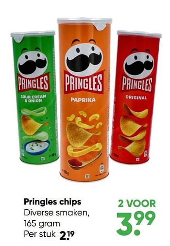 Aanbiedingen Pringles chips - Pringles - Geldig van 26/09/2022 tot 09/10/2022 bij Big Bazar