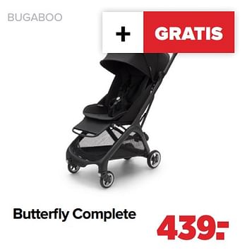 Aanbiedingen Bugaboo butterfly complete - Bugaboo - Geldig van 26/09/2022 tot 22/10/2022 bij Baby-Dump