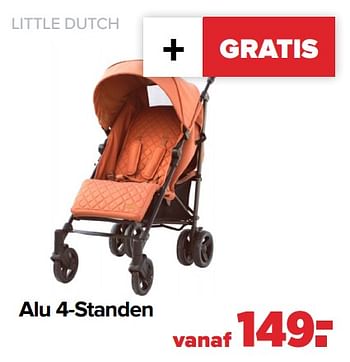 Aanbiedingen Little dutch alu 4-standen - Little Dutch - Geldig van 26/09/2022 tot 22/10/2022 bij Baby-Dump