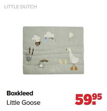 Aanbiedingen Little dutch boxkleed little goose - Little Dutch - Geldig van 26/09/2022 tot 22/10/2022 bij Baby-Dump