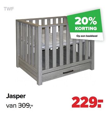 Aanbiedingen Twf jasper - TWF - Geldig van 26/09/2022 tot 22/10/2022 bij Baby-Dump