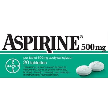 Aanbiedingen Aspirine 500 mg - Geldig van 12/01/2022 tot 21/01/2022 bij Drogisterij.net